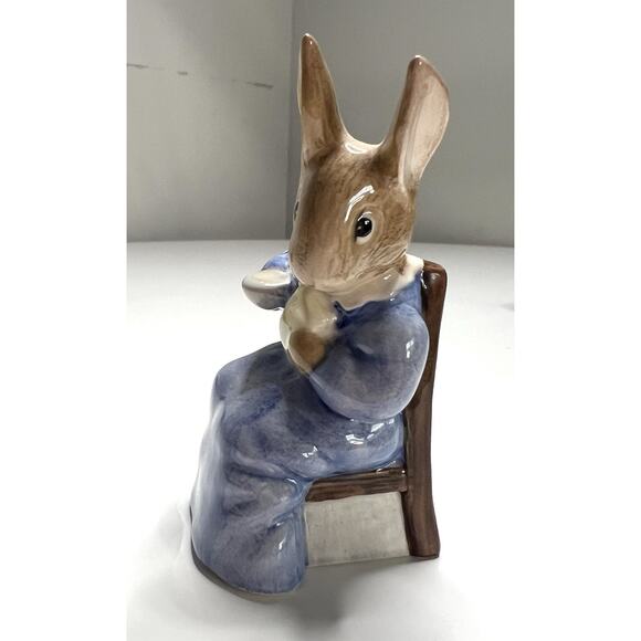 ROYAL ALBERT Beatrix Potter Cottontail 1989 Vintage Porcelain Figurine - Picture 5 of 7
